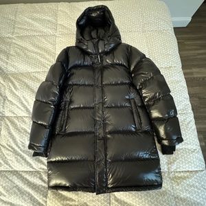 Tna Aritzia The Super Puff™ Mid - Black - Hi-Gloss Size L